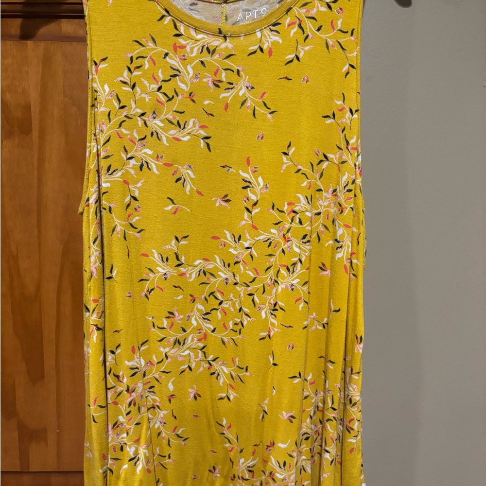 Women’s Yellow Apt. 9 Tunic Tank Top